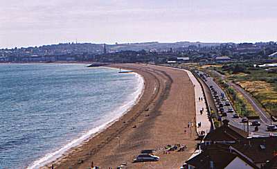 Preston Beach Road and beach